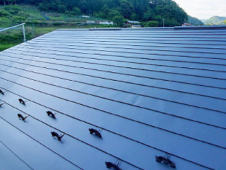 ガルバリウム鋼板屋根材